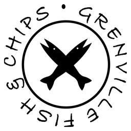 Grenville Fish and Chips logo.